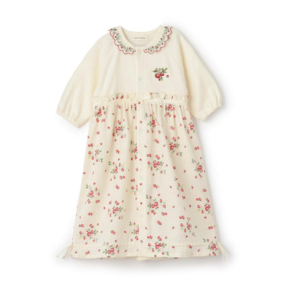 野草莓斜紋布2WAY連衣裙