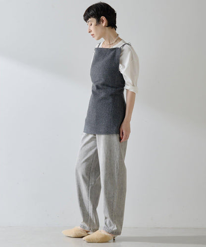 【THE PAUSE】高腰弧形牛仔褲