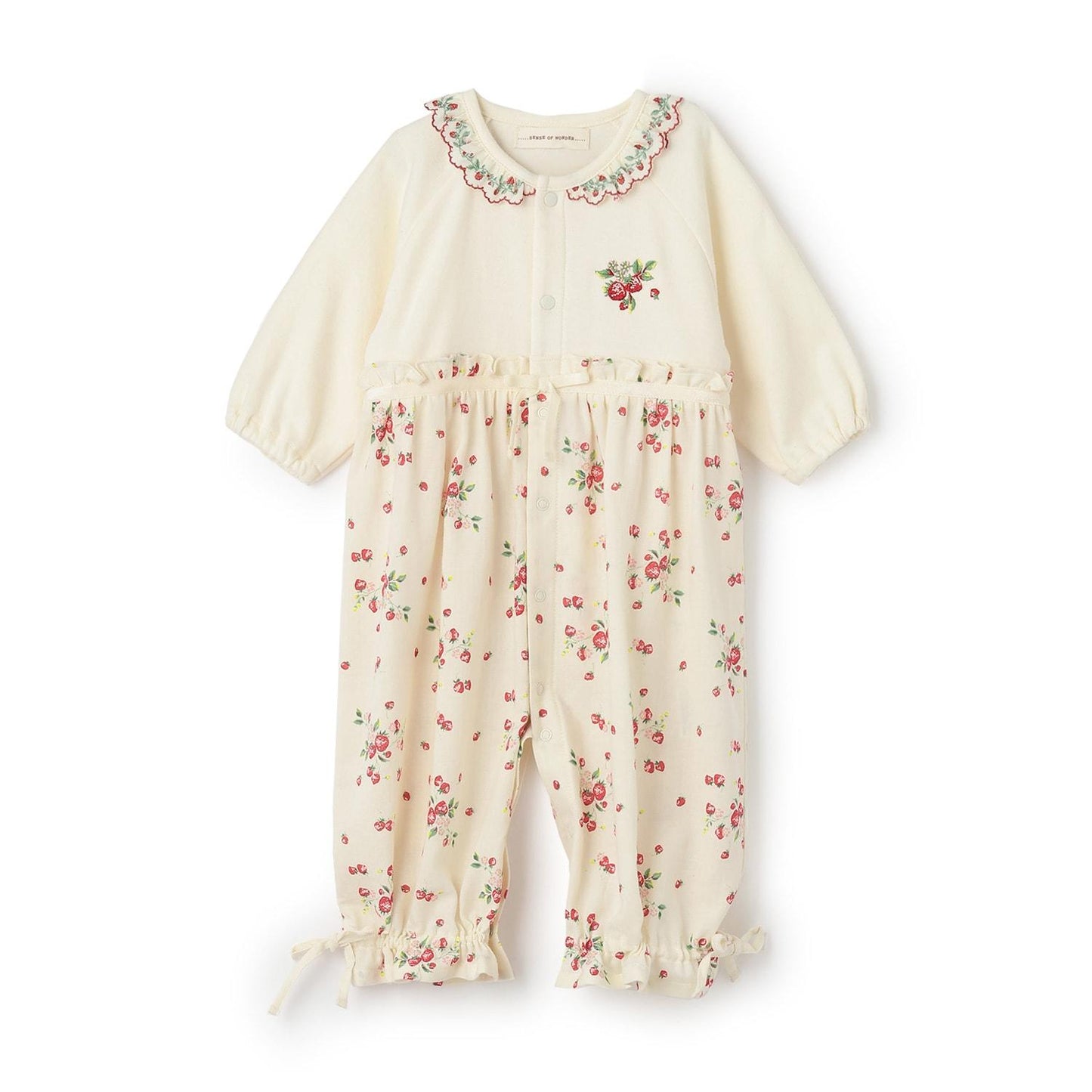 野草莓斜紋布2WAY連衣裙