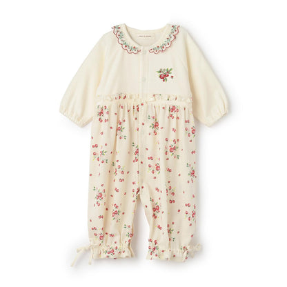 野草莓斜紋布2WAY連衣裙