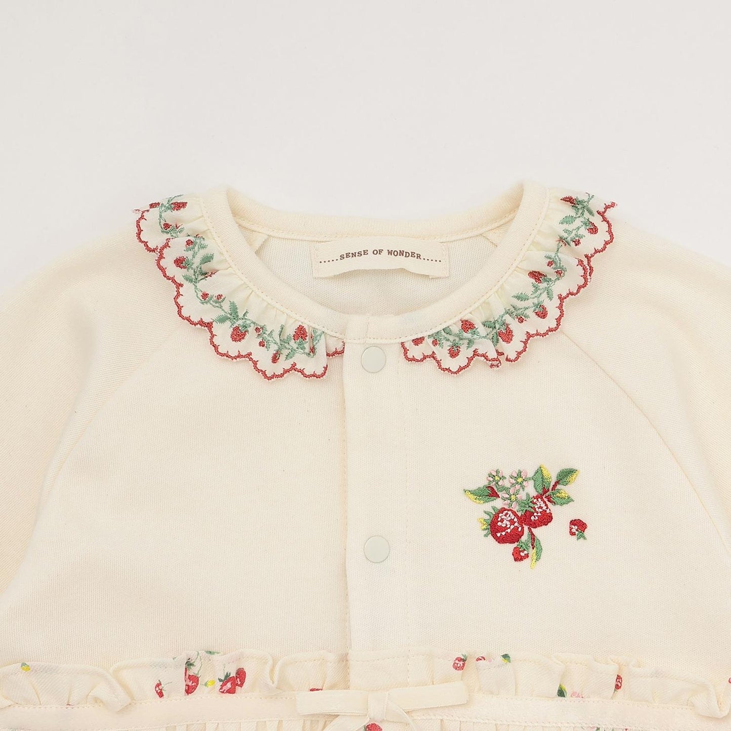 野草莓斜紋布2WAY連衣裙