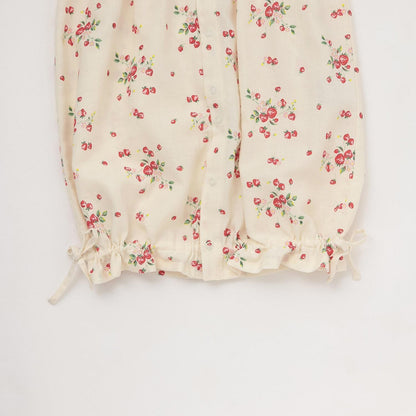 野草莓斜紋布2WAY連衣裙