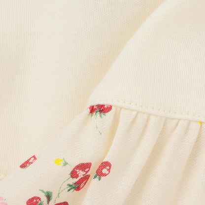 野草莓斜紋布2WAY連衣裙