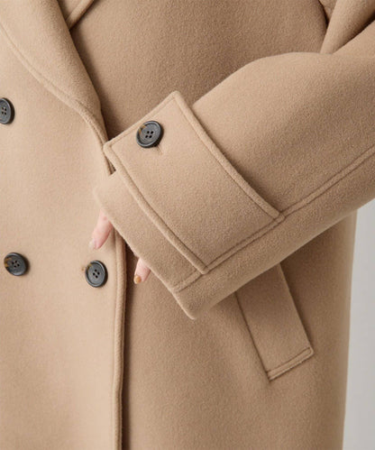 【THE PAUSE】中長款P型大衣