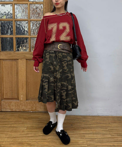 鉚釘寬版西部風腰帶