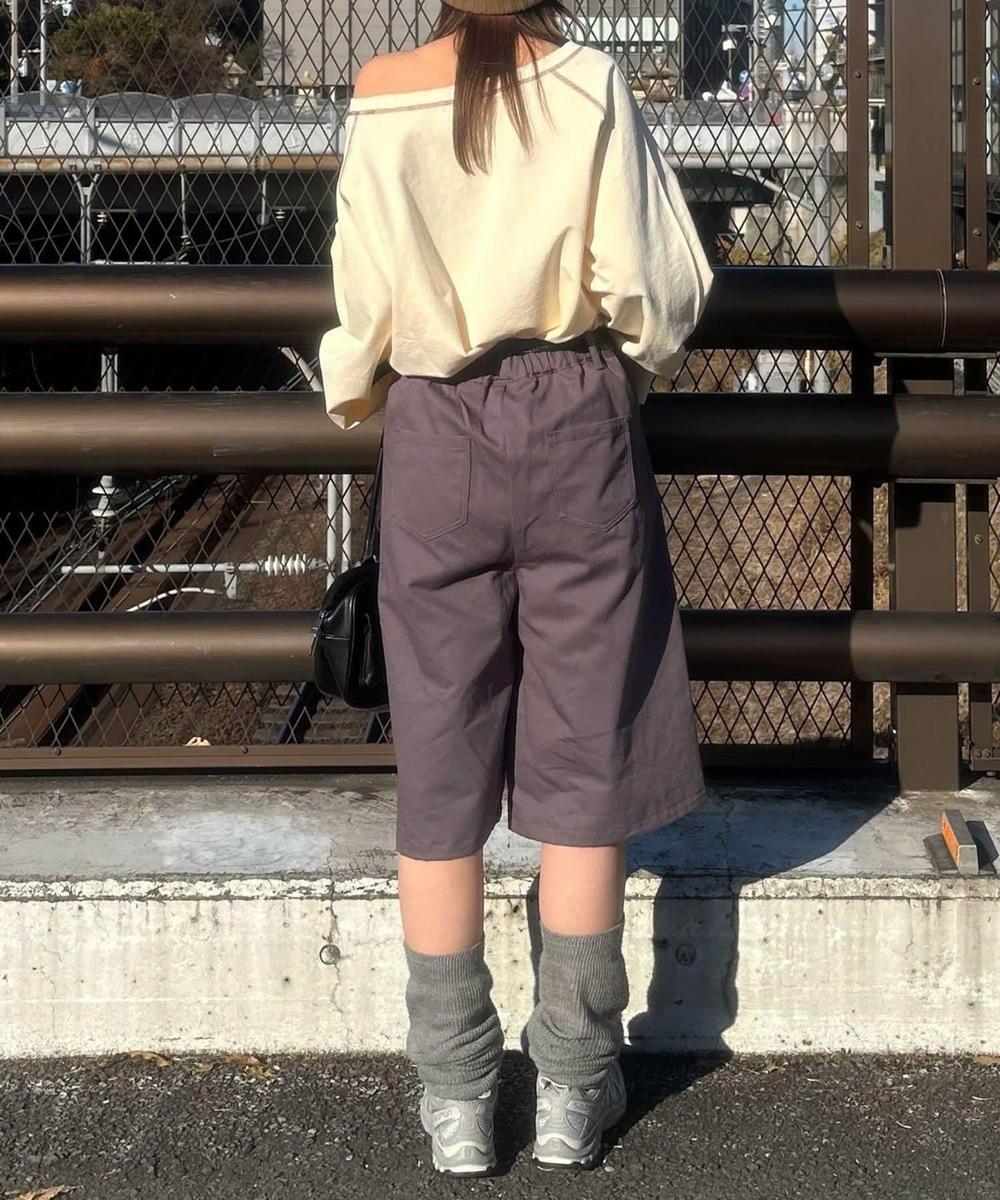 項圈套裝編號拼色袖衛衣