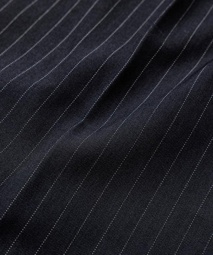 寬鬆直筒一褶西裝長褲