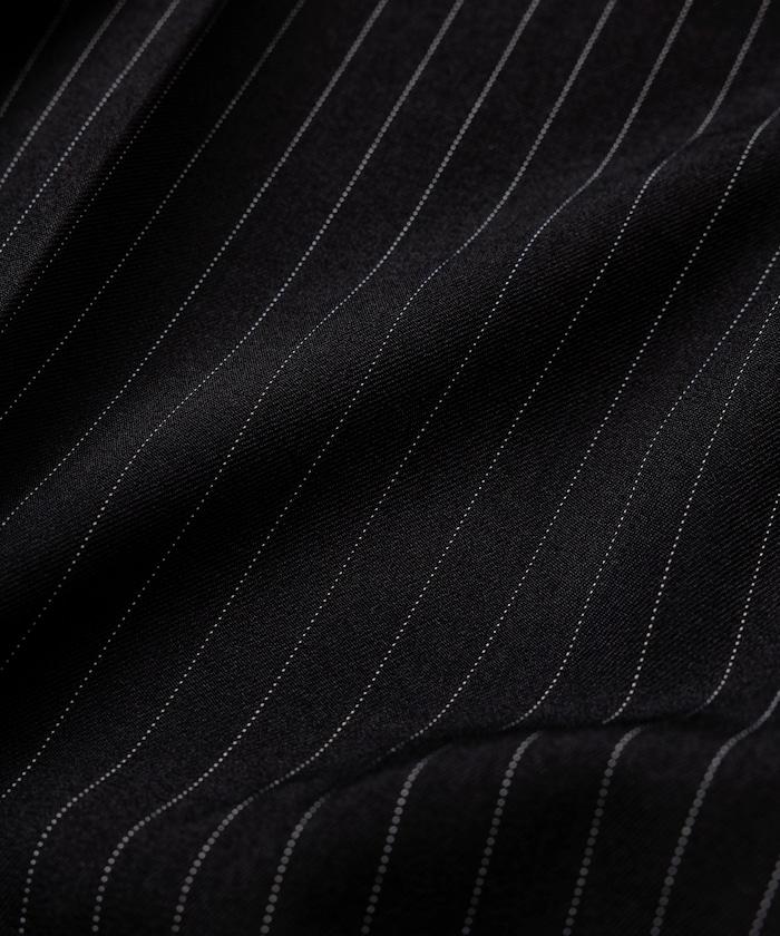 寬鬆直筒一褶西裝長褲