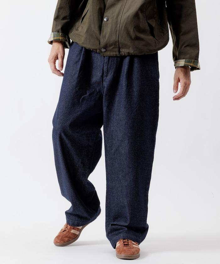 寬鬆錐形牛仔休閒長褲