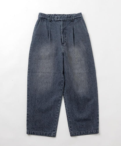 寬鬆錐形牛仔休閒長褲