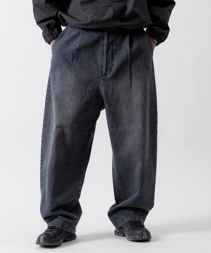 寬鬆錐形牛仔休閒長褲