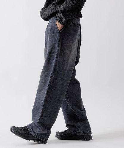 寬鬆錐形牛仔休閒長褲
