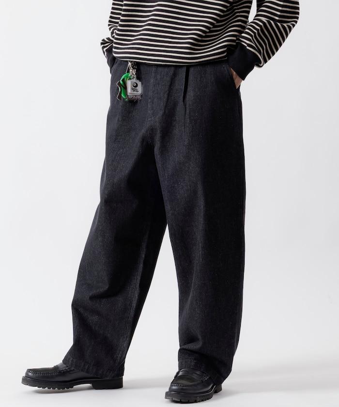 寬鬆錐形牛仔休閒長褲