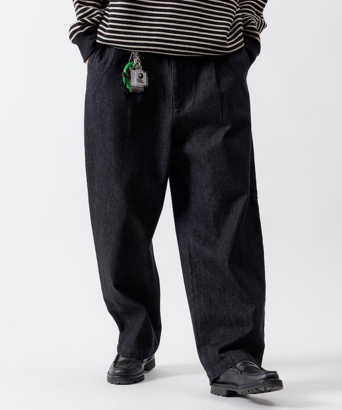 寬鬆錐形牛仔休閒長褲