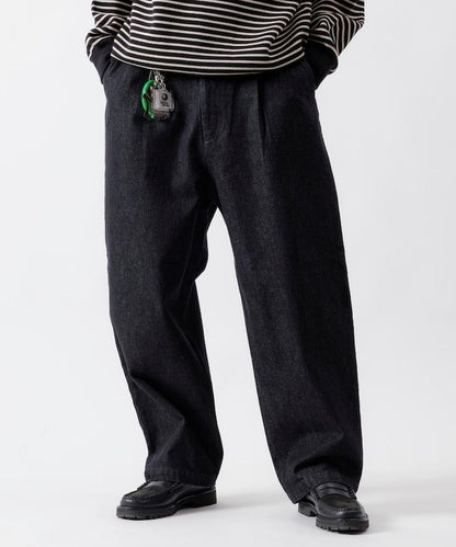 寬鬆錐形牛仔休閒長褲