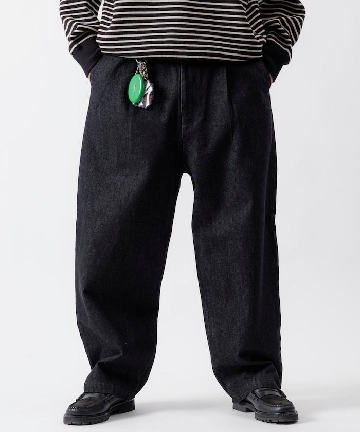 寬鬆錐形牛仔休閒長褲