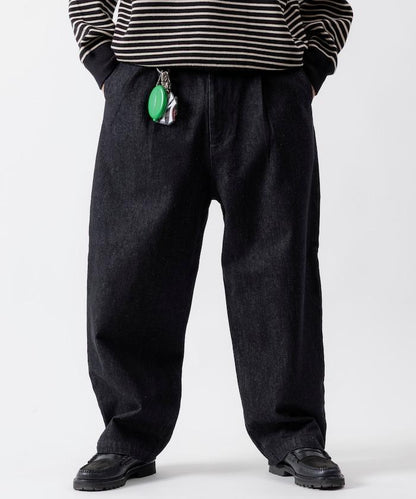 寬鬆錐形牛仔休閒長褲