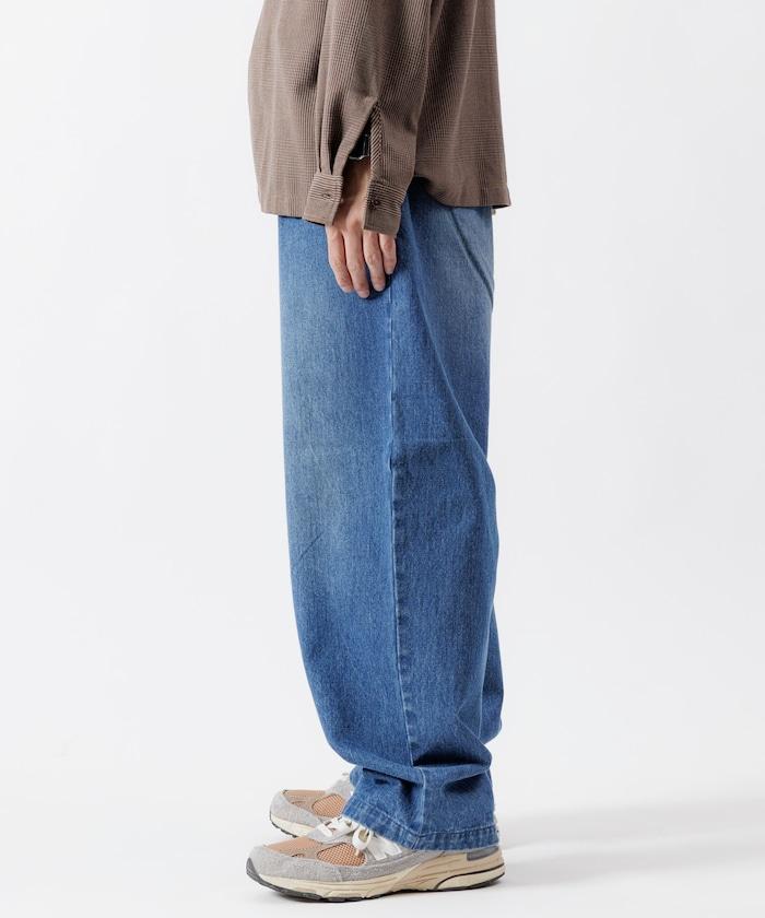 寬鬆錐形牛仔休閒長褲