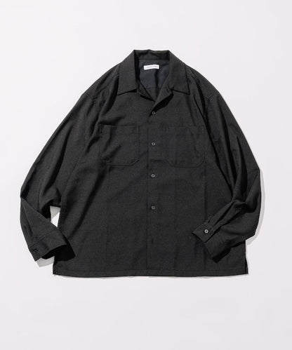 寬鬆版長袖工裝襯衫夾克