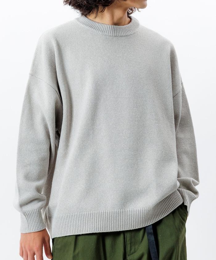 寬鬆版型 易打理 可水洗 圓領針織衫