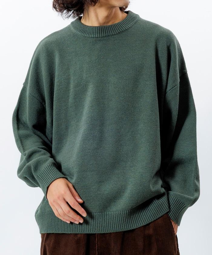 寬鬆版型 易打理 可水洗 圓領針織衫