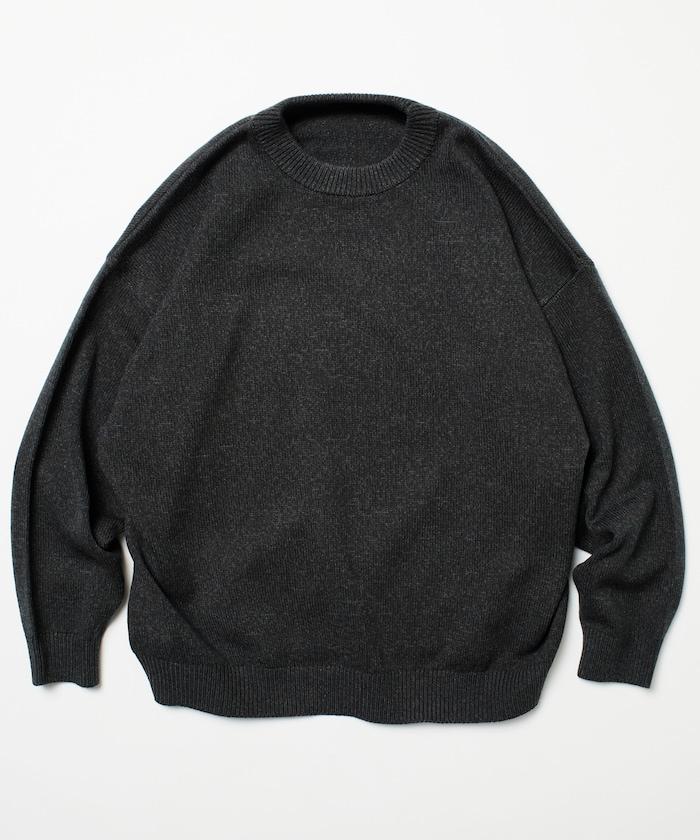 寬鬆版型 易打理 可水洗 圓領針織衫