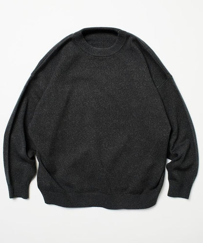 寬鬆版型 易打理 可水洗 圓領針織衫