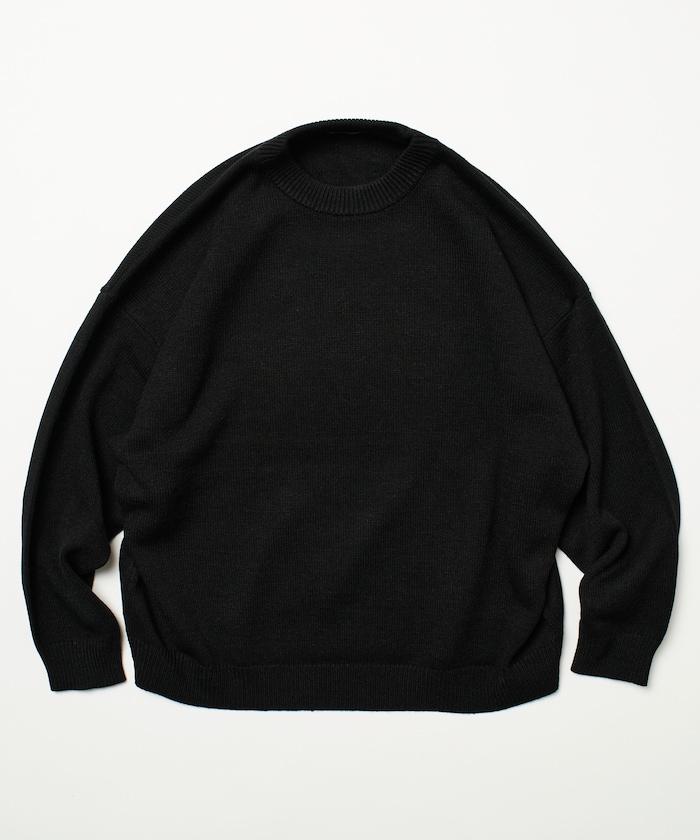 寬鬆版型 易打理 可水洗 圓領針織衫