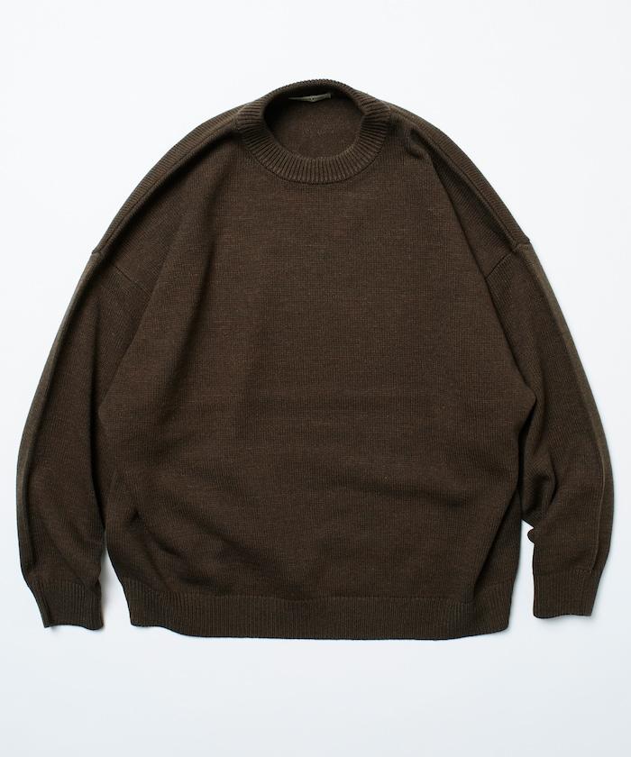 寬鬆版型 易打理 可水洗 圓領針織衫