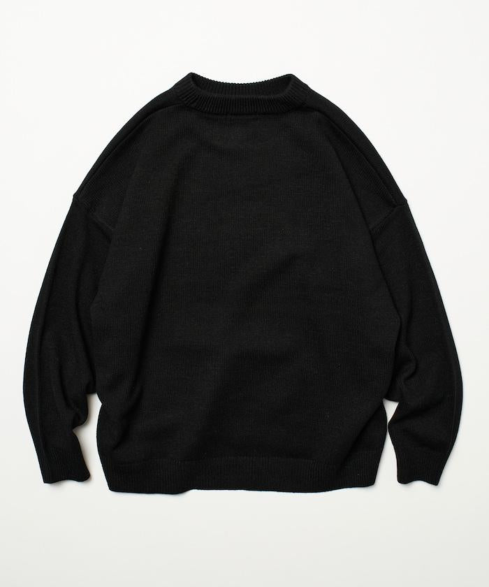 寬鬆版型 易打理 可水洗 圓領針織衫