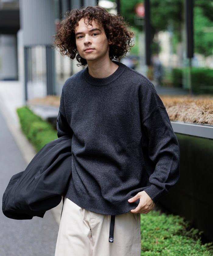 寬鬆版型 易打理 可水洗 圓領針織衫