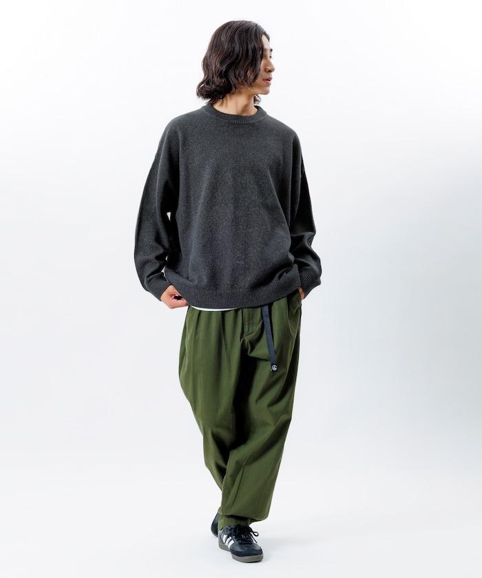 Relax Fit 寬鬆易打理可水洗圓領針織衫