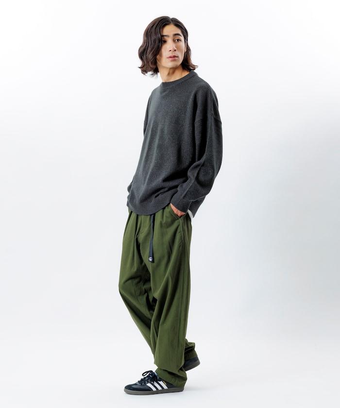 Relax Fit 寬鬆易打理可水洗圓領針織衫
