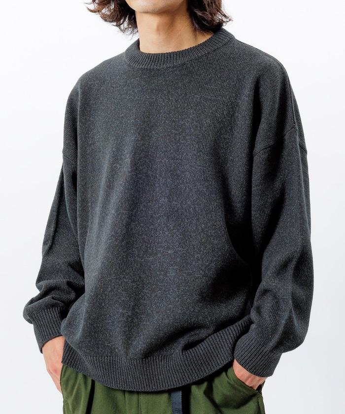 寬鬆版型 易打理 可水洗 圓領針織衫