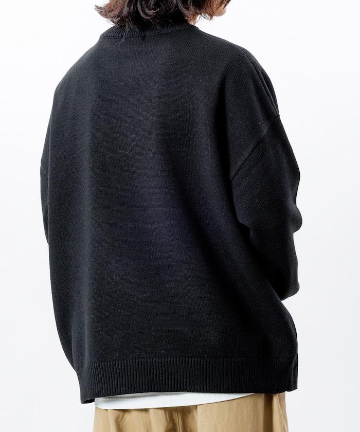 寬鬆版型 易打理 可水洗 圓領針織衫