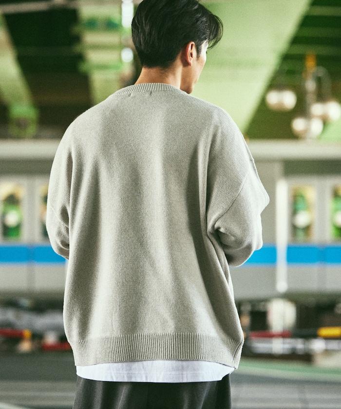 寬鬆版型 易打理 可水洗 圓領針織衫