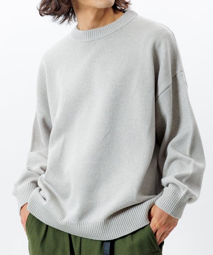 寬鬆版型 易打理 可水洗 圓領針織衫