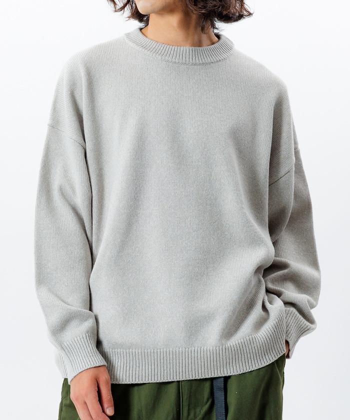 寬鬆版型 易打理 可水洗 圓領針織衫