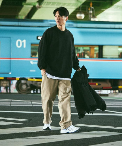 寬鬆版型 易打理 可水洗 圓領針織衫