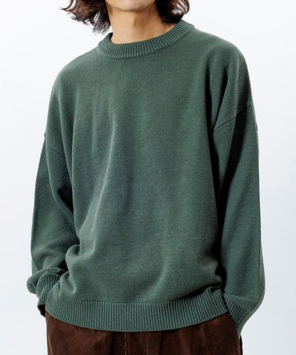 寬鬆版型 易打理 可水洗 圓領針織衫