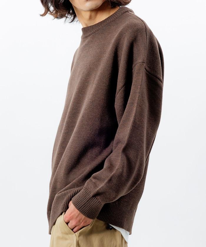 寬鬆版型 易打理 可水洗 圓領針織衫