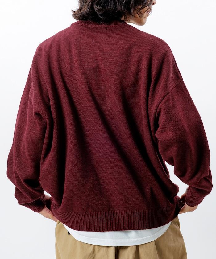 寬鬆版型 易打理 可水洗 圓領針織衫