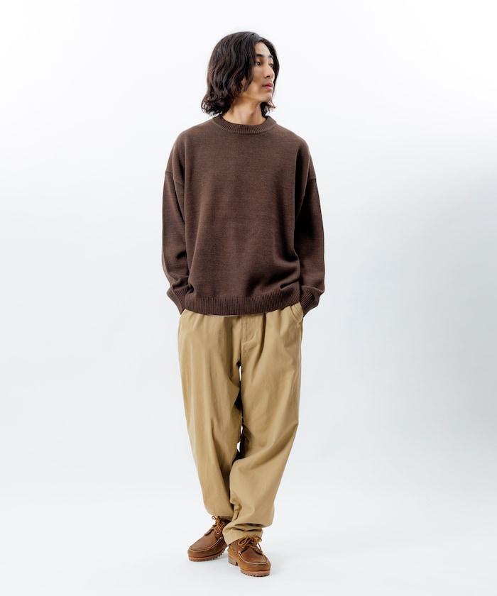 寬鬆版型 易打理 可水洗 圓領針織衫