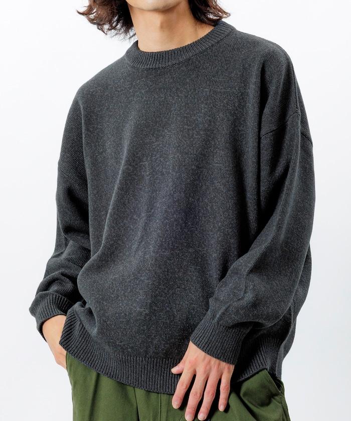 寬鬆版型 易打理 可水洗 圓領針織衫