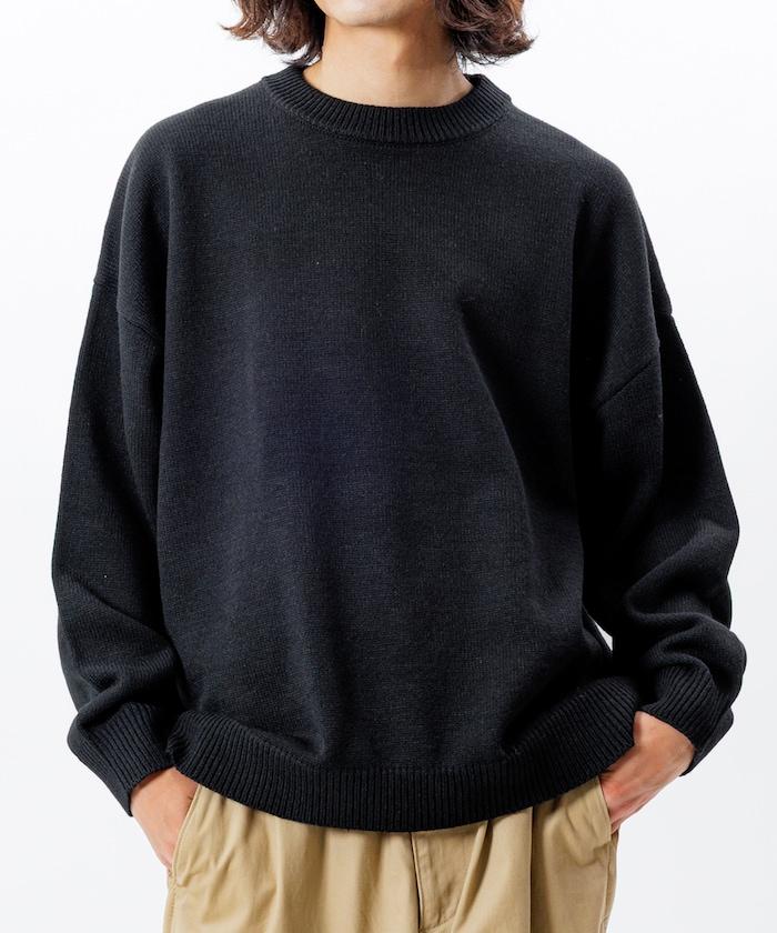 寬鬆版型 易打理 可水洗 圓領針織衫