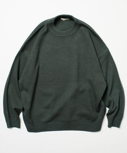 寬鬆版型 易打理 可水洗 圓領針織衫