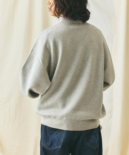 寬鬆版型 休閒風 高領針織衫 仿衛衣款
