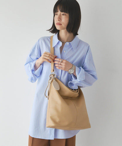 帶鏡子皮革掛飾