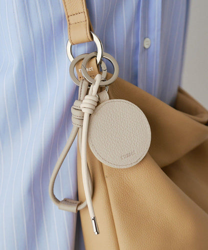 帶鏡子皮革掛飾