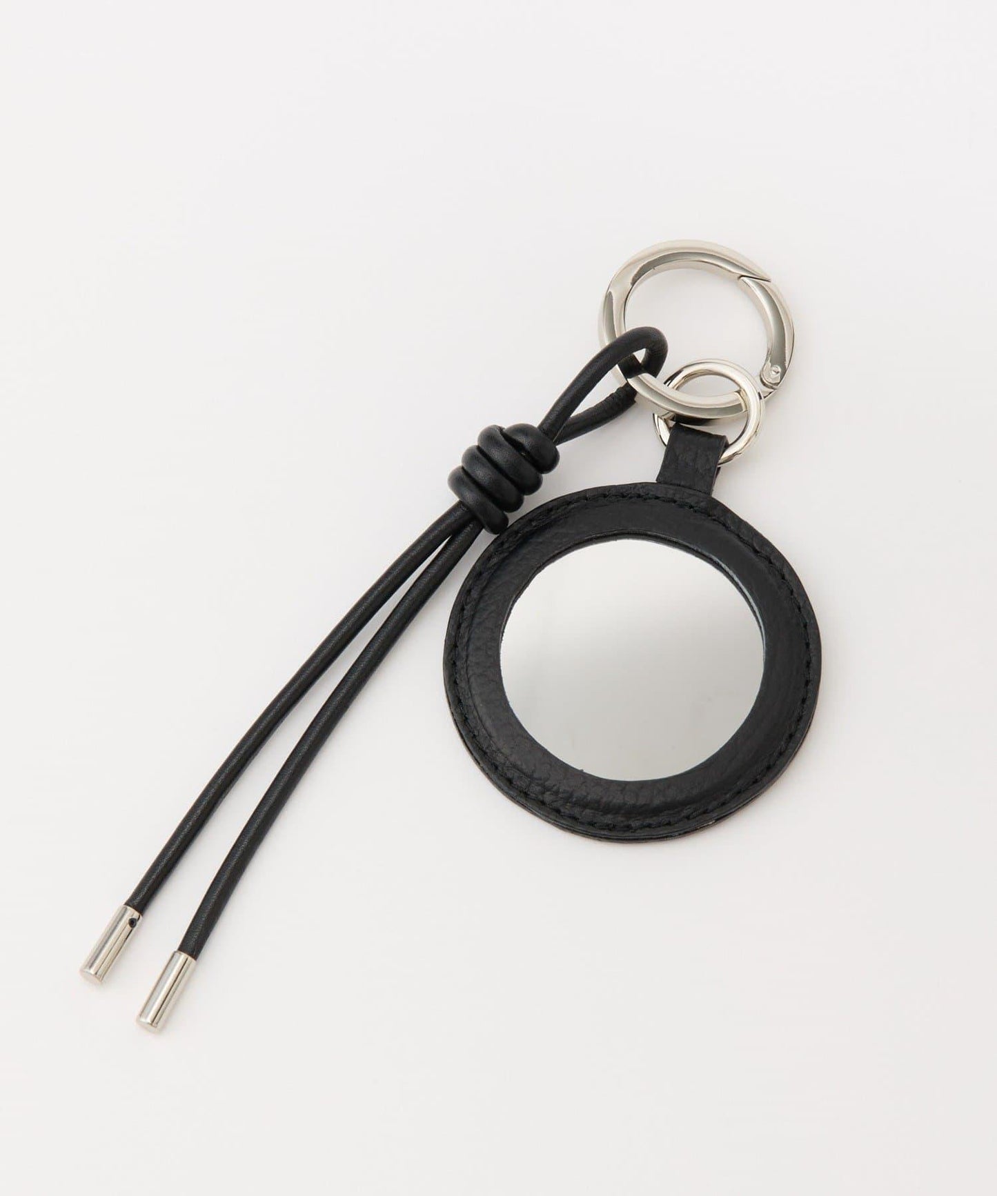帶鏡子皮革掛飾